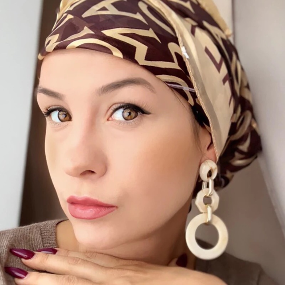 NEW Three Circle Acrylic Dangle Earrings